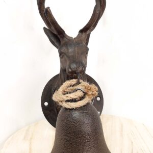 Caribou Wrought Iron Door Bell